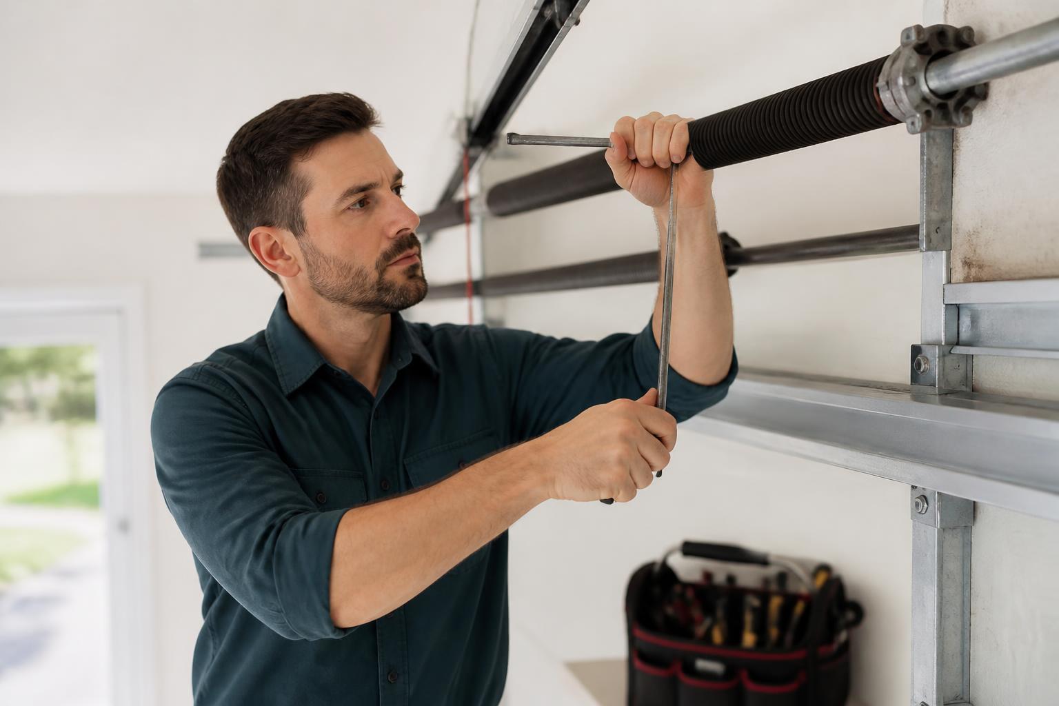 Spring Repair & Replacement — performed by Greeneway Garage Door Repair in North Augusta, SC